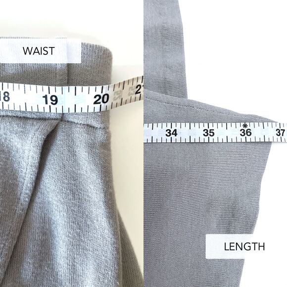 VINCE NWT Overlap Cotton Tencel Pull Over Midi Skirt in Fog Size XXL - Picture 11 of 11